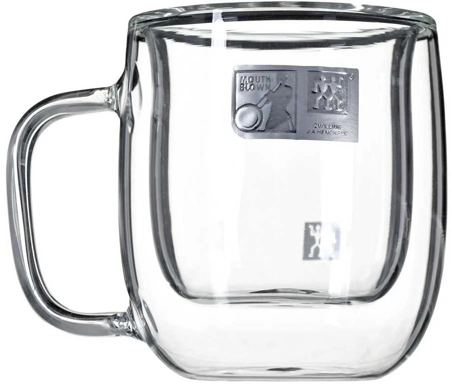 Gėrimų Indai - ZWILLING Sorrento Espresso Stiklai 2x80 ml Dvigubo Sienelės