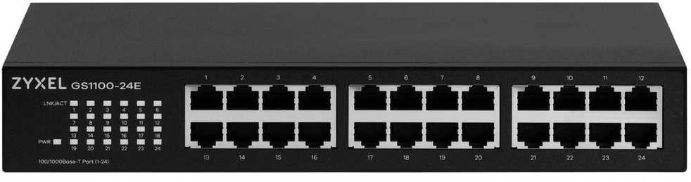 Šakotuvas ZYXEL GS1100-24E 24 PORT GIGABIT UNMANAGED SWITCH V3 (5Y WARRANTY)