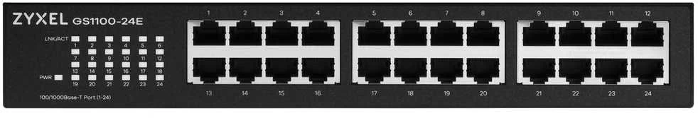 Šakotuvas ZYXEL GS1100-24E 24 PORT GIGABIT UNMANAGED SWITCH V3 (5Y WARRANTY)