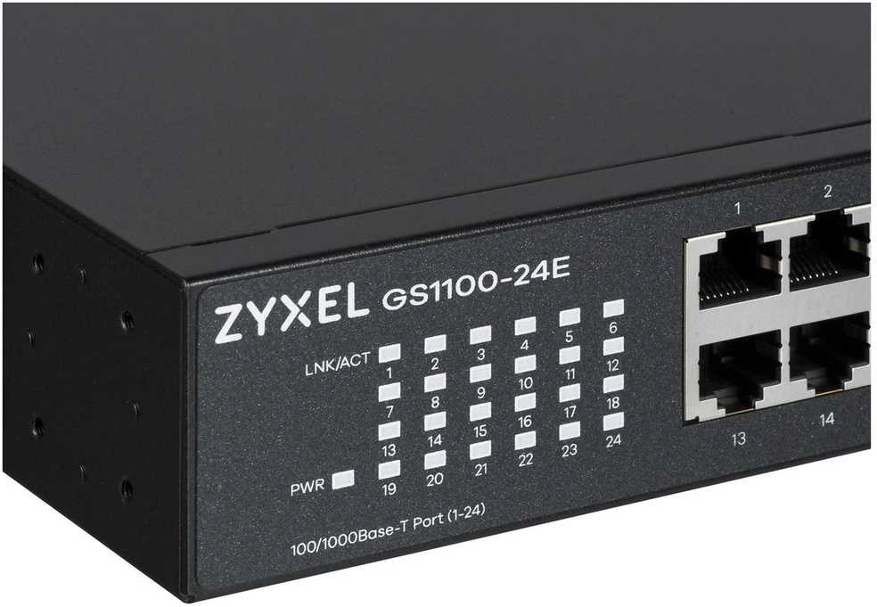 Šakotuvas ZYXEL GS1100-24E 24 PORT GIGABIT UNMANAGED SWITCH V3 (5Y WARRANTY)