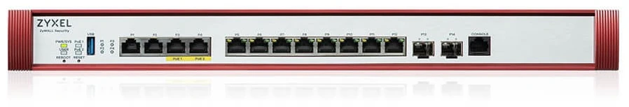 Maršrutizatorius Zyxel USG FLEX 700H aparatinė ugniasienė 15 Gbit/s