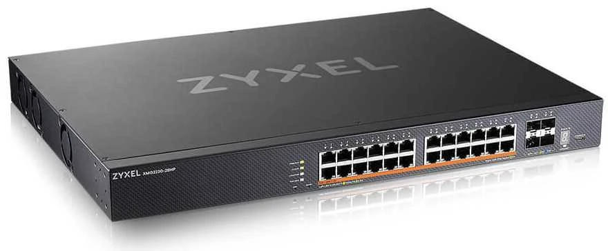 Šakotuvas Zyxel XMG2230-28HP Valdomas L2/L3 2.5G Ethernet (100/1000/2500) Maitinimas per Ethernet (PoE) 1U Juodas
