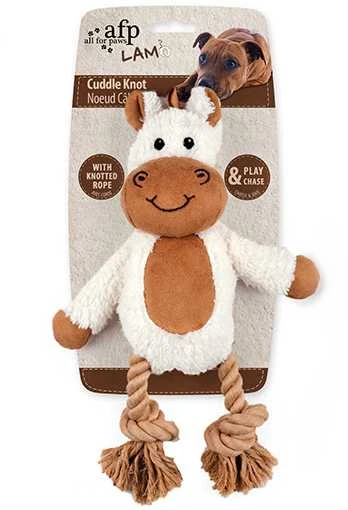 AFP Lambswool Cuddle Knot žaislas šunims, 31 cm