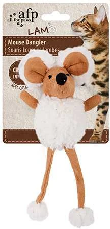 AFP Lambswool pelė su katžole žaislas katėms, 16 cm, 1 vnt
