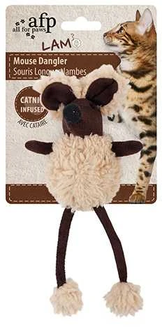 AFP Lambswool pelė su katžole žaislas katėms, 16 cm, 1 vnt