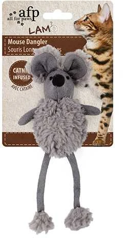 AFP Lambswool pelė su katžole žaislas katėms, 16 cm, 1 vnt