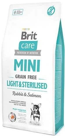 Brit Care Mini Light ir sterilizuotas pašaras 0,4kg