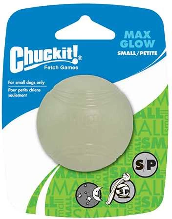 Chuckit! Max Glow tamsoje šviečiantis kamuoliukas šunims, 5 cm