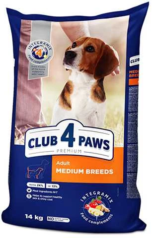 Synteza Club 4 Paws Adult Medium Breeds sausas Maistas šunims, 2kg