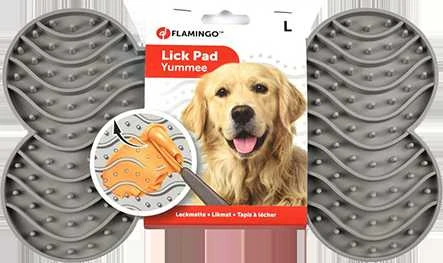Dubenėlis maitinimui Flamingo Lick Pad Petrol L, 0.5 l