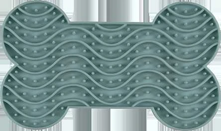 Dubenėlis maitinimui Flamingo Lick Pad Petrol M, 0.300 l