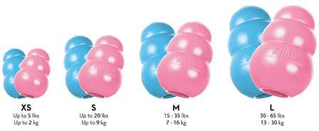 KONG Puppy guminis žaislas šuniukams, M