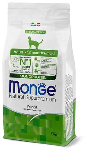 Monge Monoprotein triušiena super premium pašaras katėms su triušiena 1,5kg