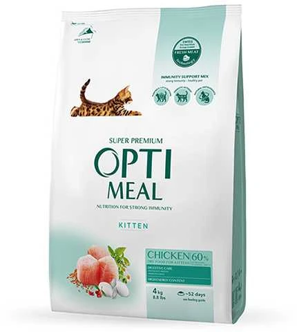 Optimeal Kitten sausas maistas kačiukams su vištiena, 700 g