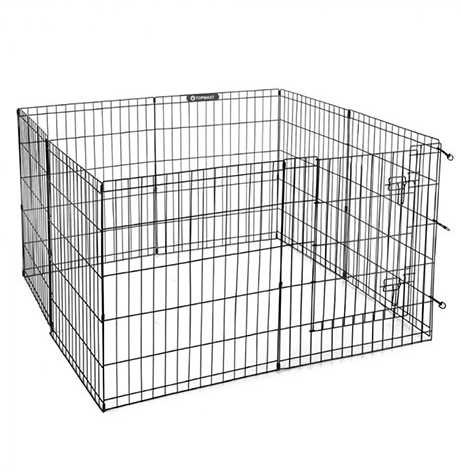 Other Metalinė tvorelė šuniukams, juoda, 70x76 cm