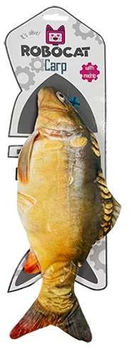 Robocat Carp judanti žuvis žaislas katėms, 30 cm
