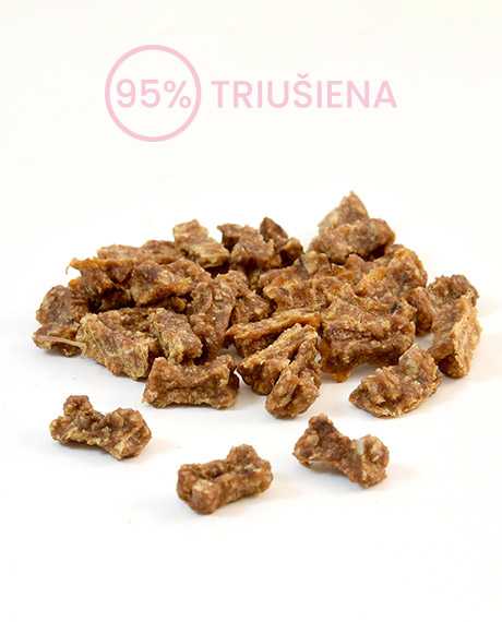 Sanadog Mini Bones triušienos skanėstai šunims, 100 g