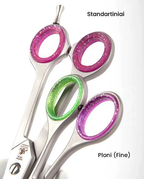 Show Tech Finger Ring žiedai žirklėms, žali, 2 vnt, 21 mm
