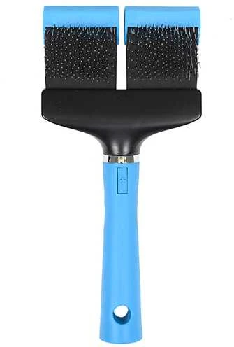 Show Tech+ Flex Groom Professional Slicker kietas dvipusis dvigubas šepetys