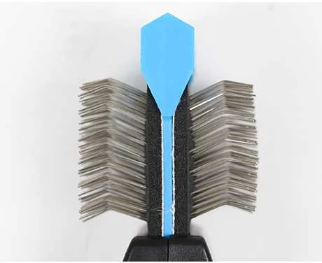 Show Tech+ Flex Groom Professional Slicker kietas dvipusis dvigubas šepetys