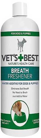 Vet's Best Breath Freshener skystis šunų dantų higienai, 500 ml