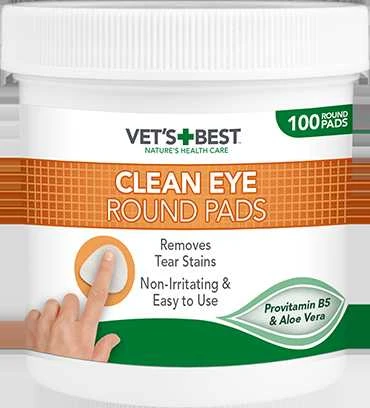 Vet's Best Clean Eye akių valymo servetėlės, 100 vnt