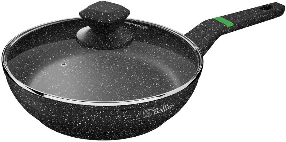 Keptuvė su dangčiu BOLLIRE VENEZIA BR1009, Ø 24 cm