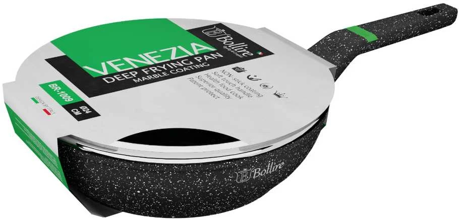 Keptuvė su dangčiu BOLLIRE VENEZIA BR1009, Ø 24 cm
