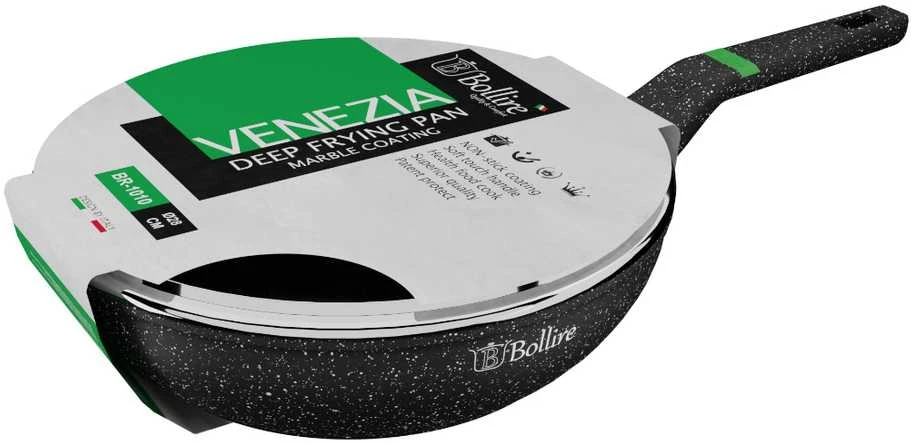 Keptuvė su dangčiu BOLLIRE VENEZIA BR1010, Ø 28 cm