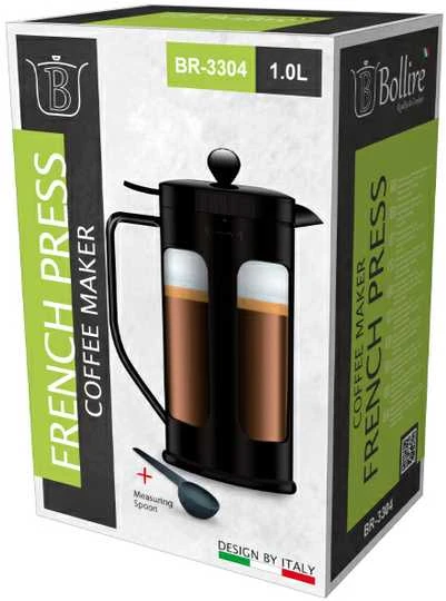 Kavinukas Bollire French Pres BR-3304, 1 l