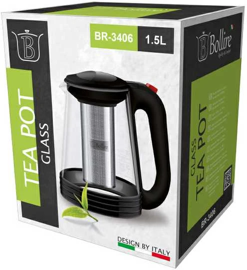Arbatinukas Bollire, su sieteliu, 1,5 l