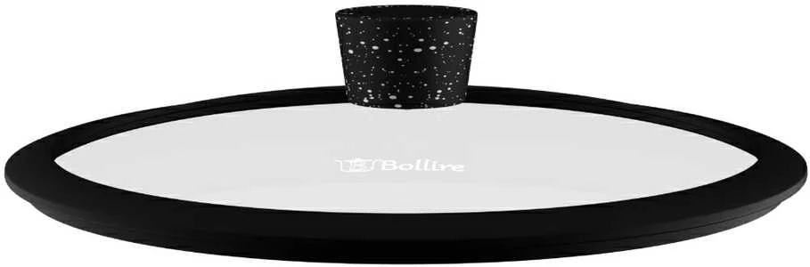 Bollire Stiklinis dangtis MILANO su silikoniniu apvadu 28 cm