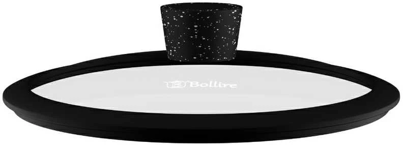Bollire Stiklinis dangtis MILANO su silikoniniu apvadu 24 cm