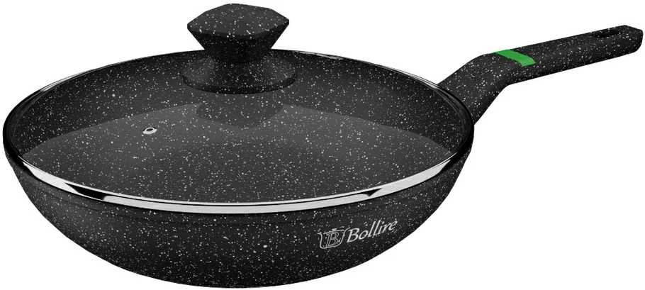 Kiniška keptuvė su dangčiu BOLLIRE VENEZIA BR1011, Ø 28 cm