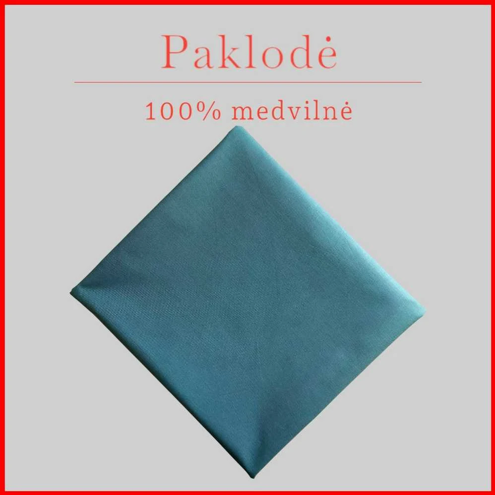 100 proc. medvilnės paklodė - 200x240cm.
