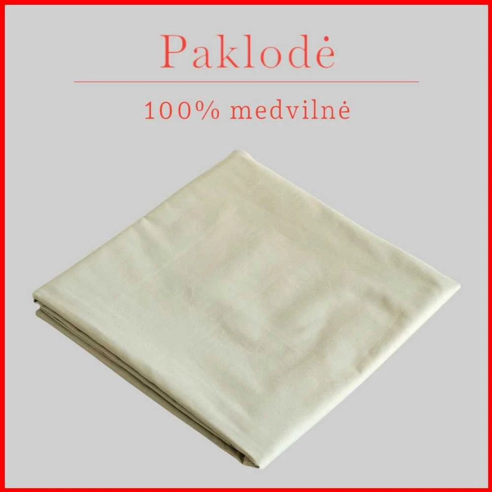 100 proc. medvilnės paklodė - 200x240cm.