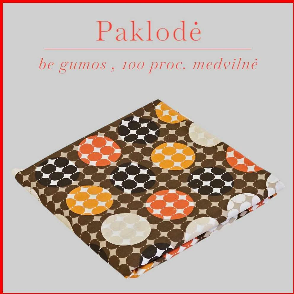 100 proc. medvilnės patalynės komplektas - Antklodės užvalkalas 140x200 cm. + 1 pagalvės užvalkalas 50x70 cm. be užtrauktuko.