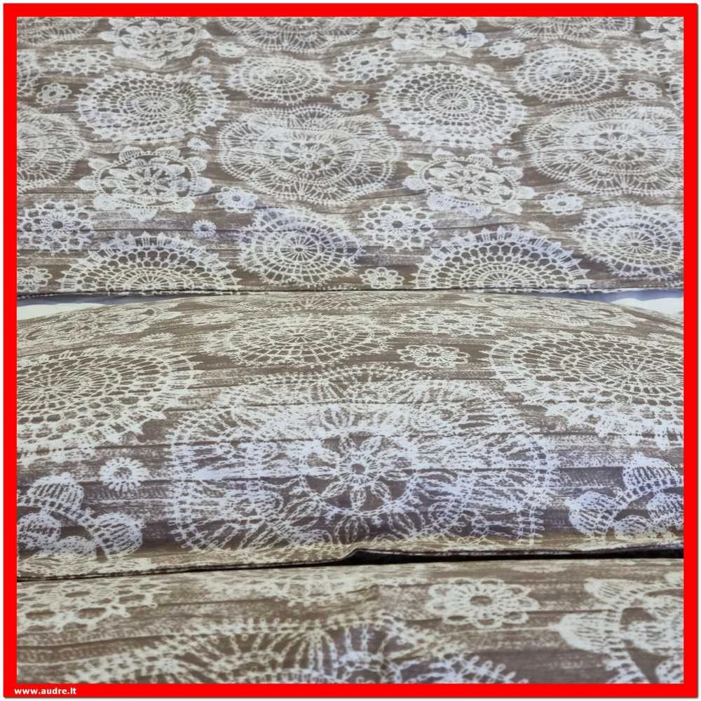 100 proc. medvilnės patalynės komplektas - Antklodės užvalkalas 200x200 cm. + pagalvės užvalkalai 50x70 cm. (2 vnt.)