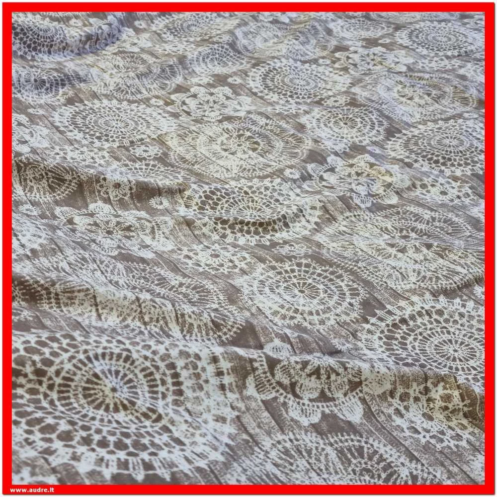 100 proc. medvilnės patalynės komplektas - Antklodės užvalkalas 200x200 cm. + pagalvės užvalkalai 50x70 cm. (2 vnt.)