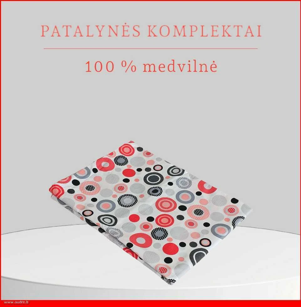 Medvilnės pagalvės užvalkalas - 70x70 cm. be užtrauktuko