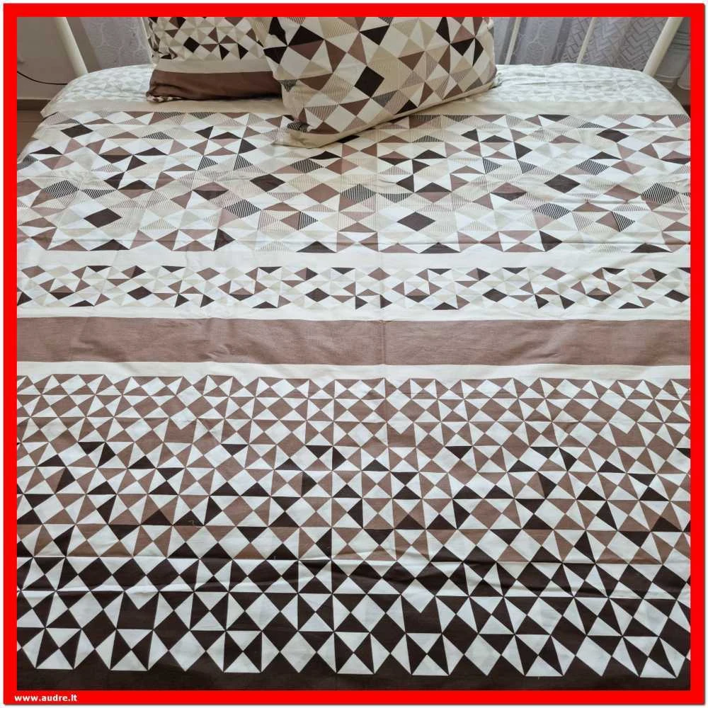 Medvilnės pagalvės užvalkalas - 70x70 cm. be užtrauktuko