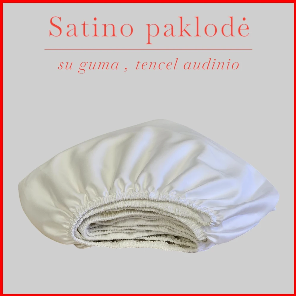 Paklodė su guma - 200x200+30cm.