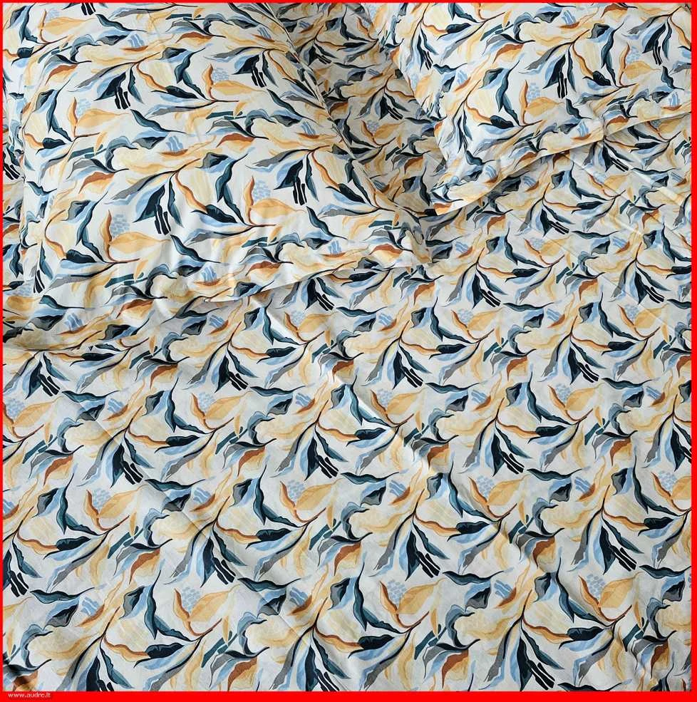 100 proc. medvilnės patalynės komplektas - Antklodės užvalkalas 160x200 cm. + pagalvės užvalkalas 50x70 cm. (1 vnt.)
