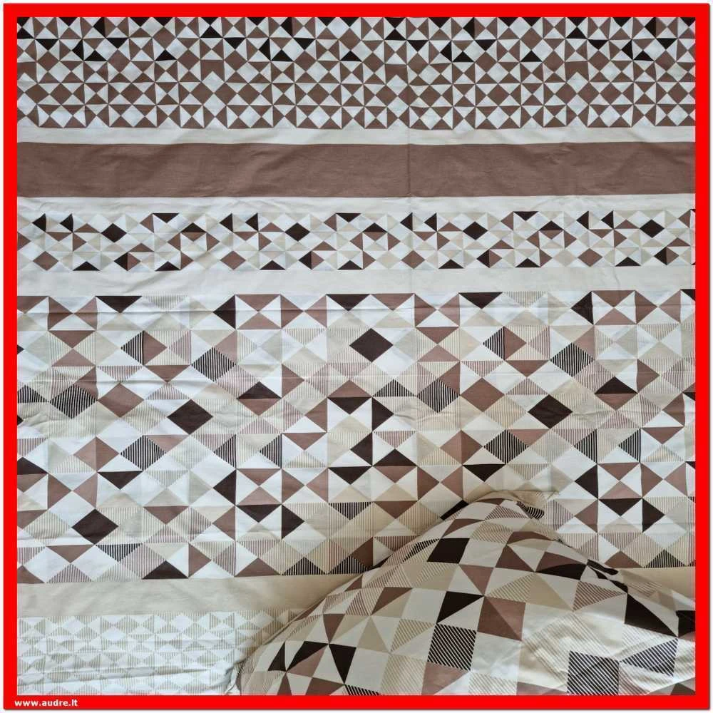 100 proc. medvilnės patalynės komplektas - Antklodės užvalkalas 140x200 cm. + pagalvės užvalkalas 50x70 cm. be užtrauktuko (1 vnt.)