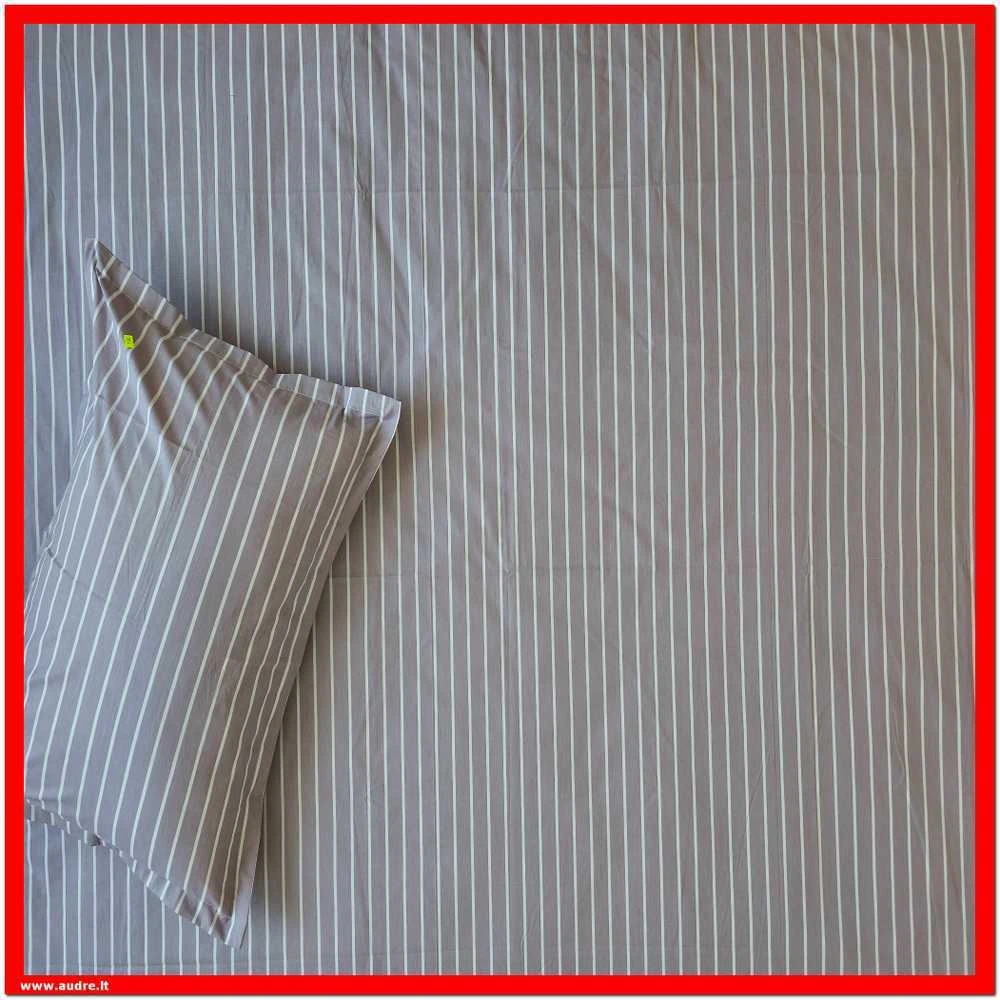 100 proc. medvilnės patalynės komplektas - Antklodės užvalkalas 160x200 cm. + pagalvės užvalkalas 50x70 cm. (1 vnt.)