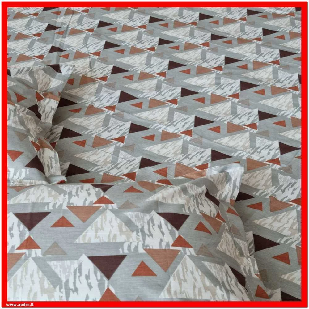 100 proc. medvilnės patalynės komplektas - Antklodės užvalkalas 140x200 cm. + pagalvės užvalkalas 50x70 cm. be užtrauktuko (1 vnt.)
