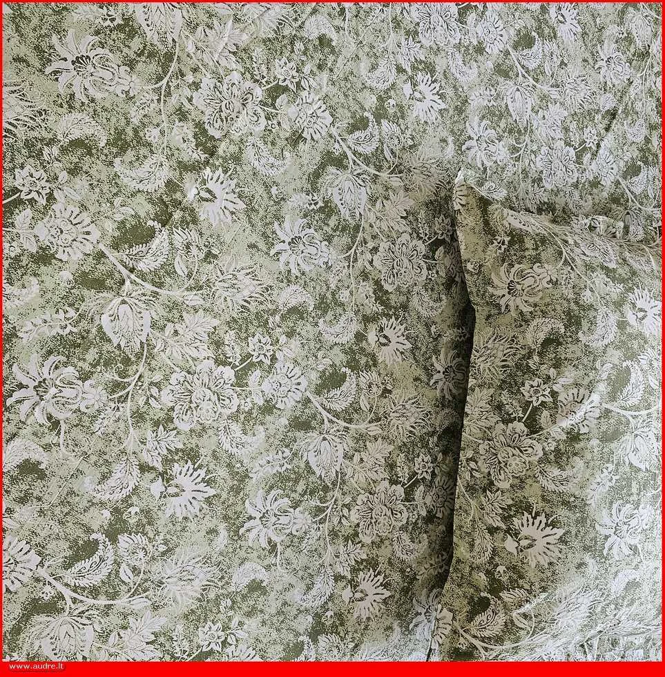 100 proc. medvilnės patalynės komplektas - Antklodės užvalkalas 160x200 cm. + pagalvės užvalkalas 50x70 cm. (1 vnt.)
