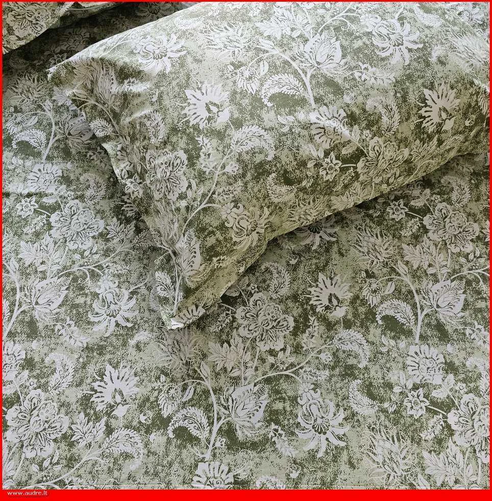 100 proc. medvilnės patalynės komplektas - Antklodės užvalkalas 160x200 cm. + pagalvės užvalkalas 50x70 cm. (1 vnt.)