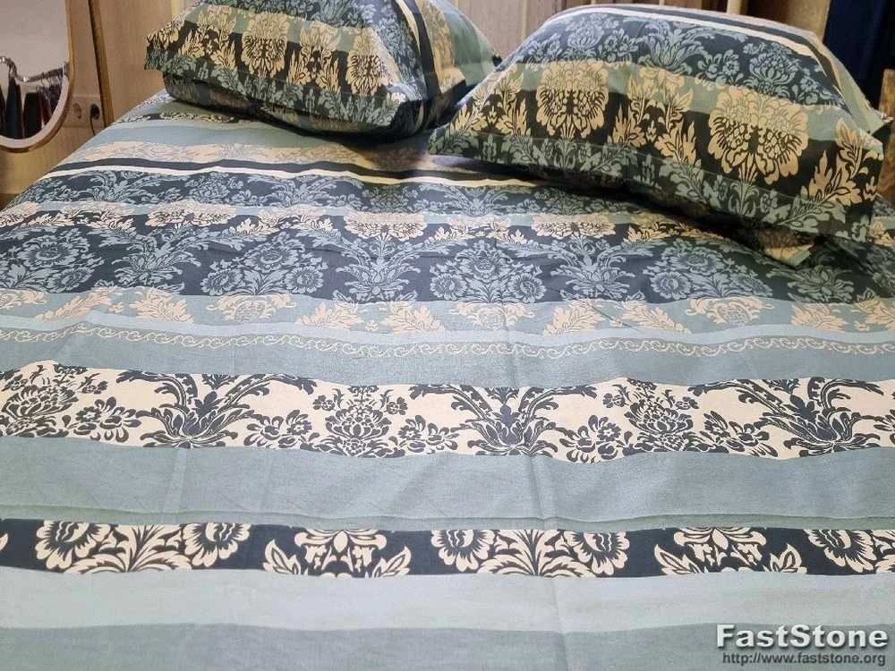 100 proc. medvilnės patalynės komplektas - Antklodės užvalkalas 160x200 cm. + pagalvės užvalkalas 50x70 cm. (1 vnt.)