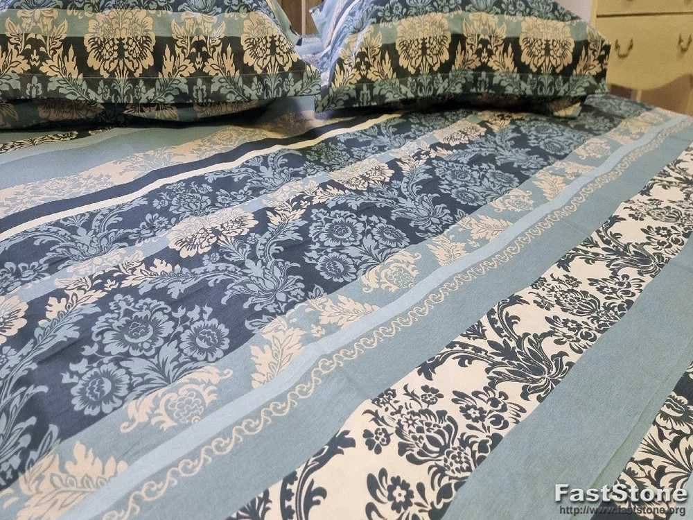 100 proc. medvilnės patalynės komplektas - Antklodės užvalkalas 160x200 cm. + pagalvės užvalkalas 50x70 cm. (1 vnt.)